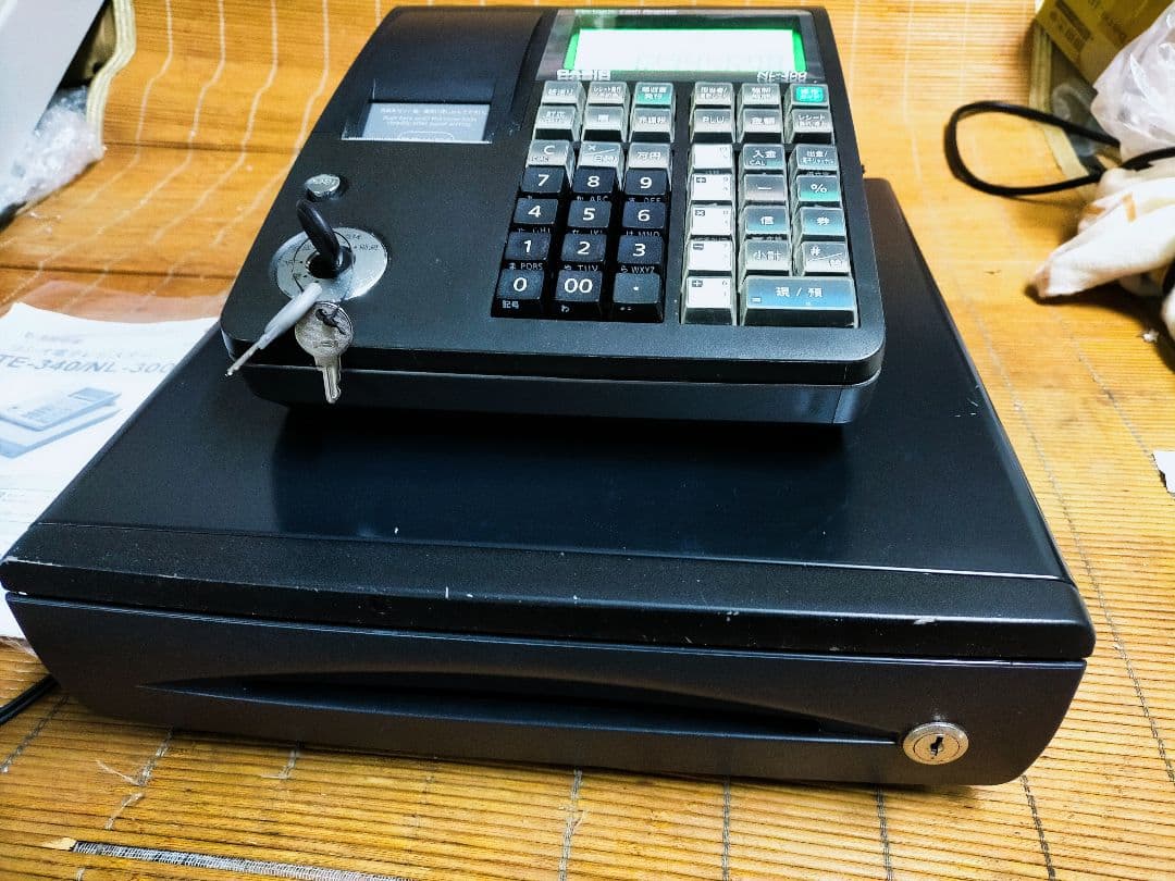 カシオレジスター　TE-340/NL300　フル設定無料　923007