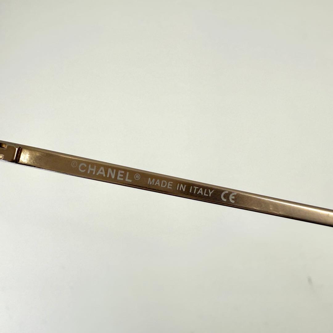 CHANEL サングラス 4002 クリアレンズ リムレス ココマーク メガネ