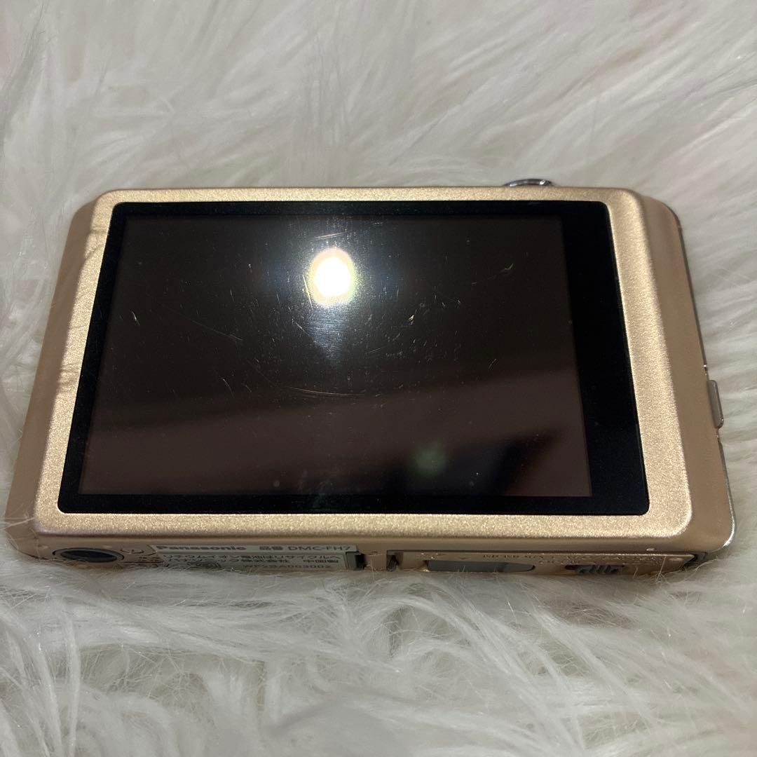 パナソニック　LUMIX コンパクト　 デジカメ　DMC-FH7　ゴールド