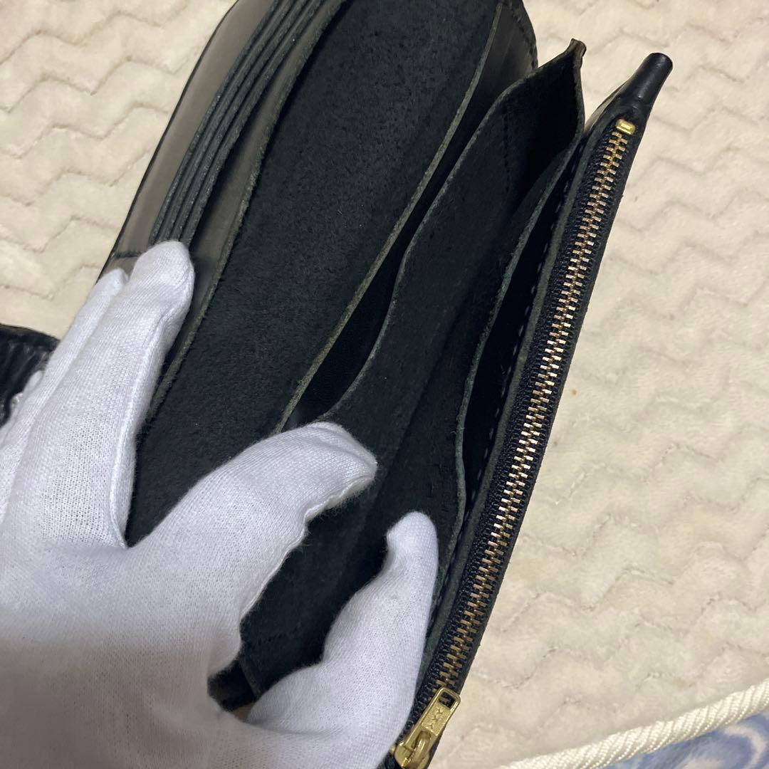 (訳あり)バイカーズ　ロングウォレット　レザー　　レザーウォレットチェーン