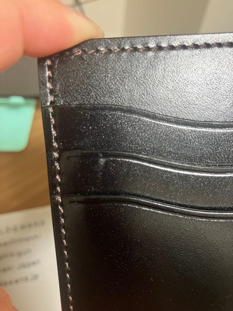 WILDSWANS ジップミニウォレット　サドルプルアップ