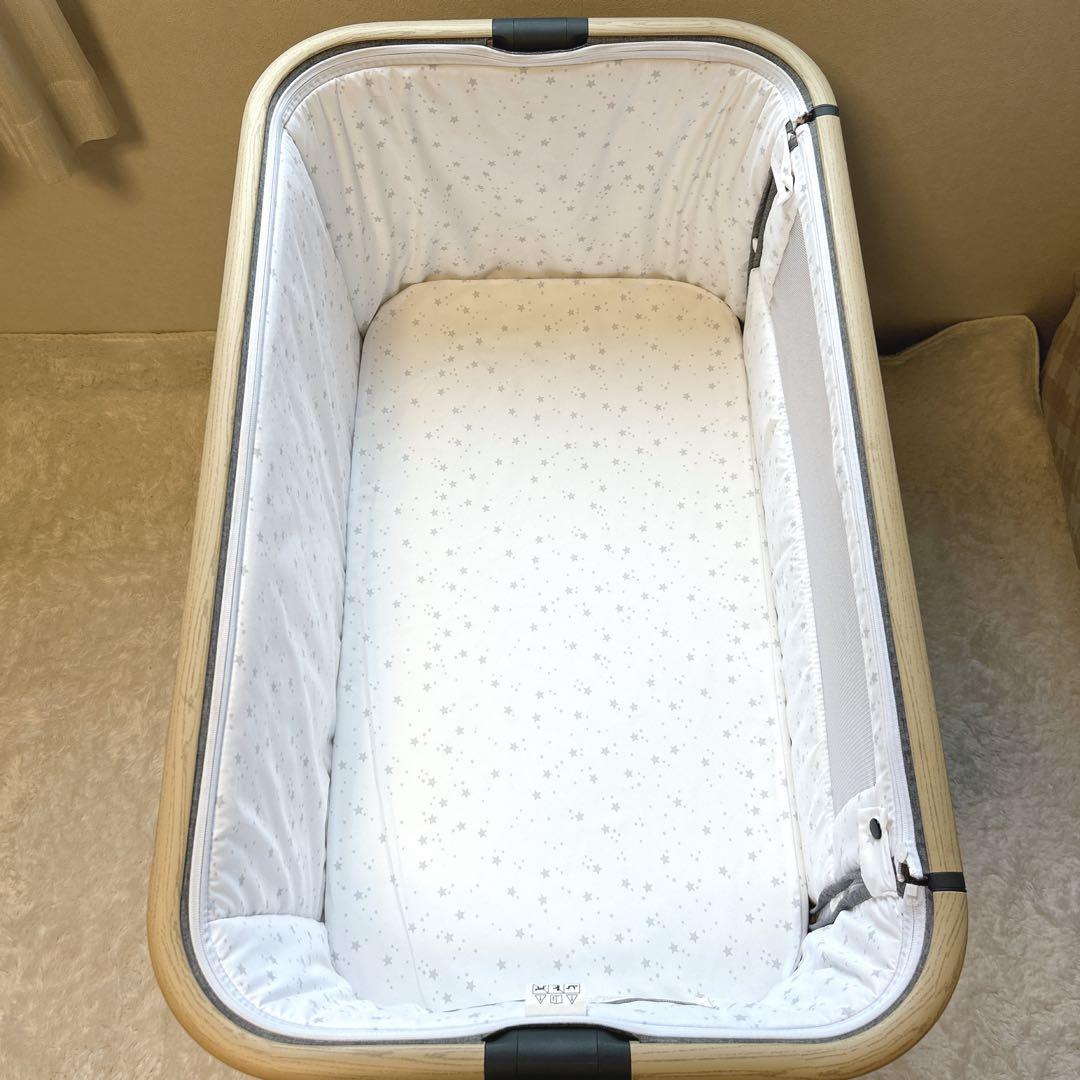 【美品】playkids Maydolly HZDMJ ベビーベッド グレー