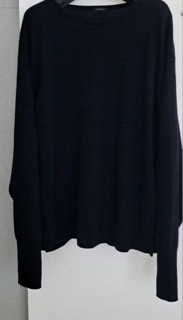 【最終値下げ】comoli カシミヤコモリニット ネイビー サイズフリー