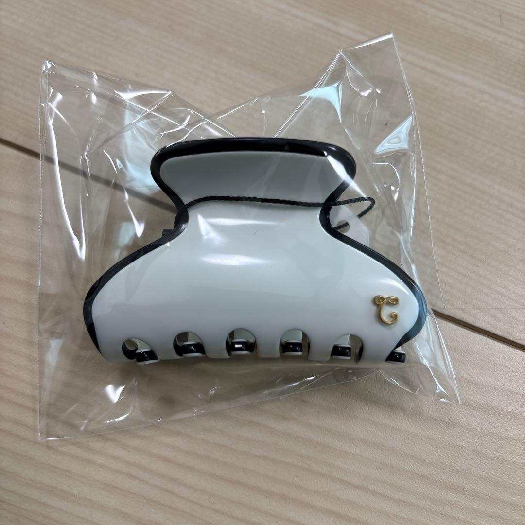 【やまね】コンプレックスビズ　バンスクリップ　バイカラー　ホワイト