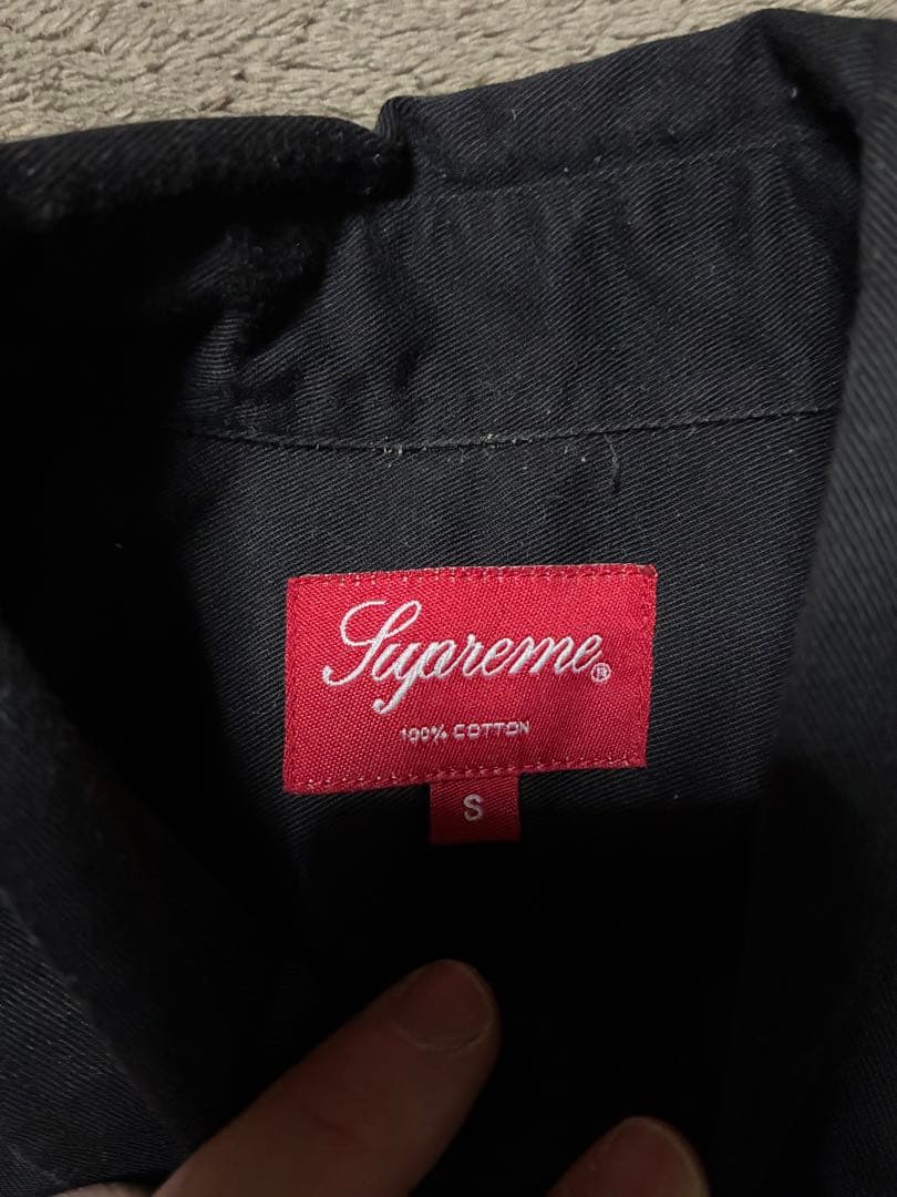 Supreme 半袖シャツ S 黒 100%コットン