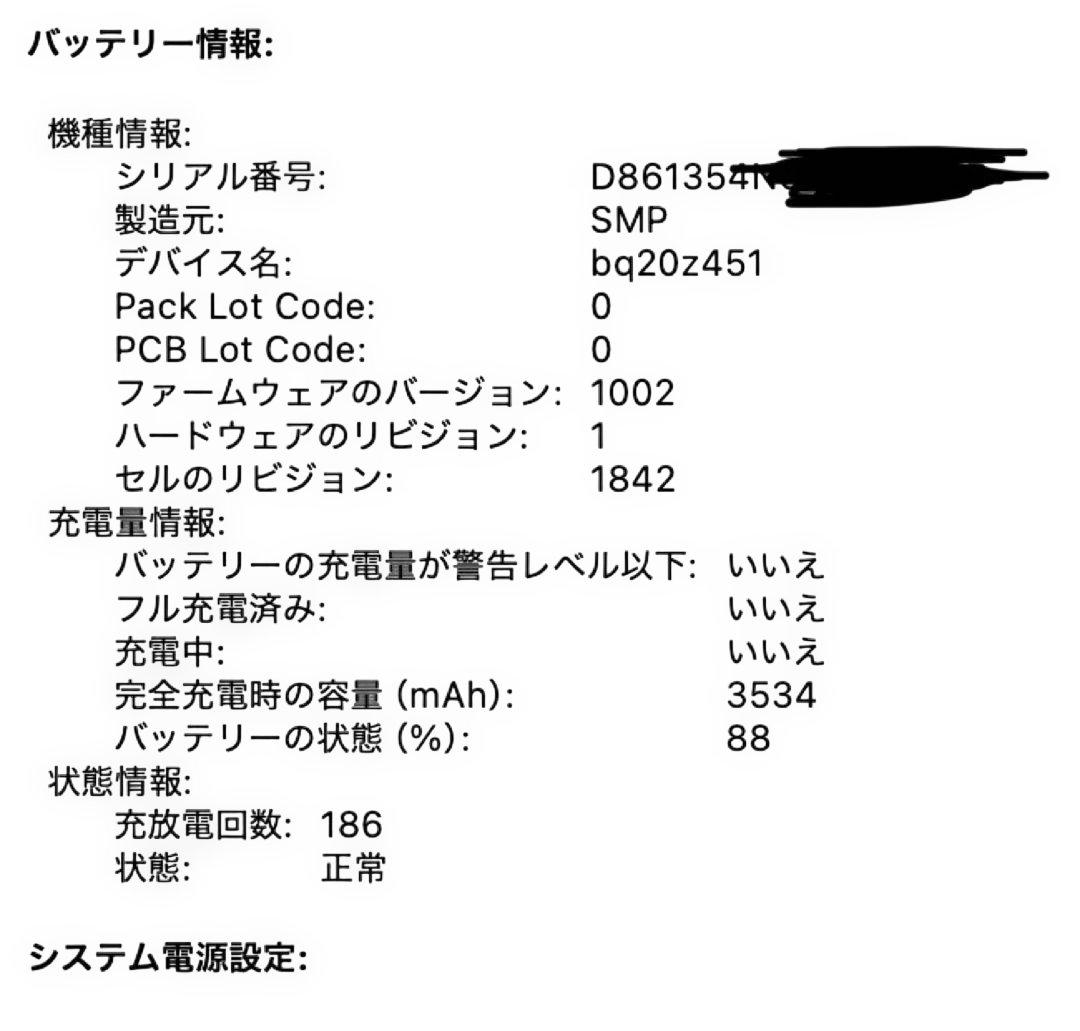 MacBook Air 13インチ 2020 8GB SSD 512GB本体