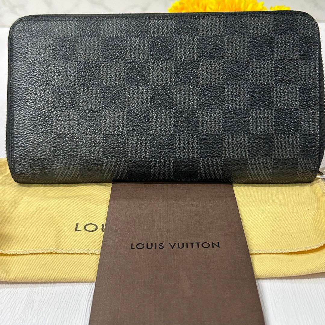 ルイヴィトン　ダミエ　財布　長財布　ジッピーウォレット　オーガナイザー