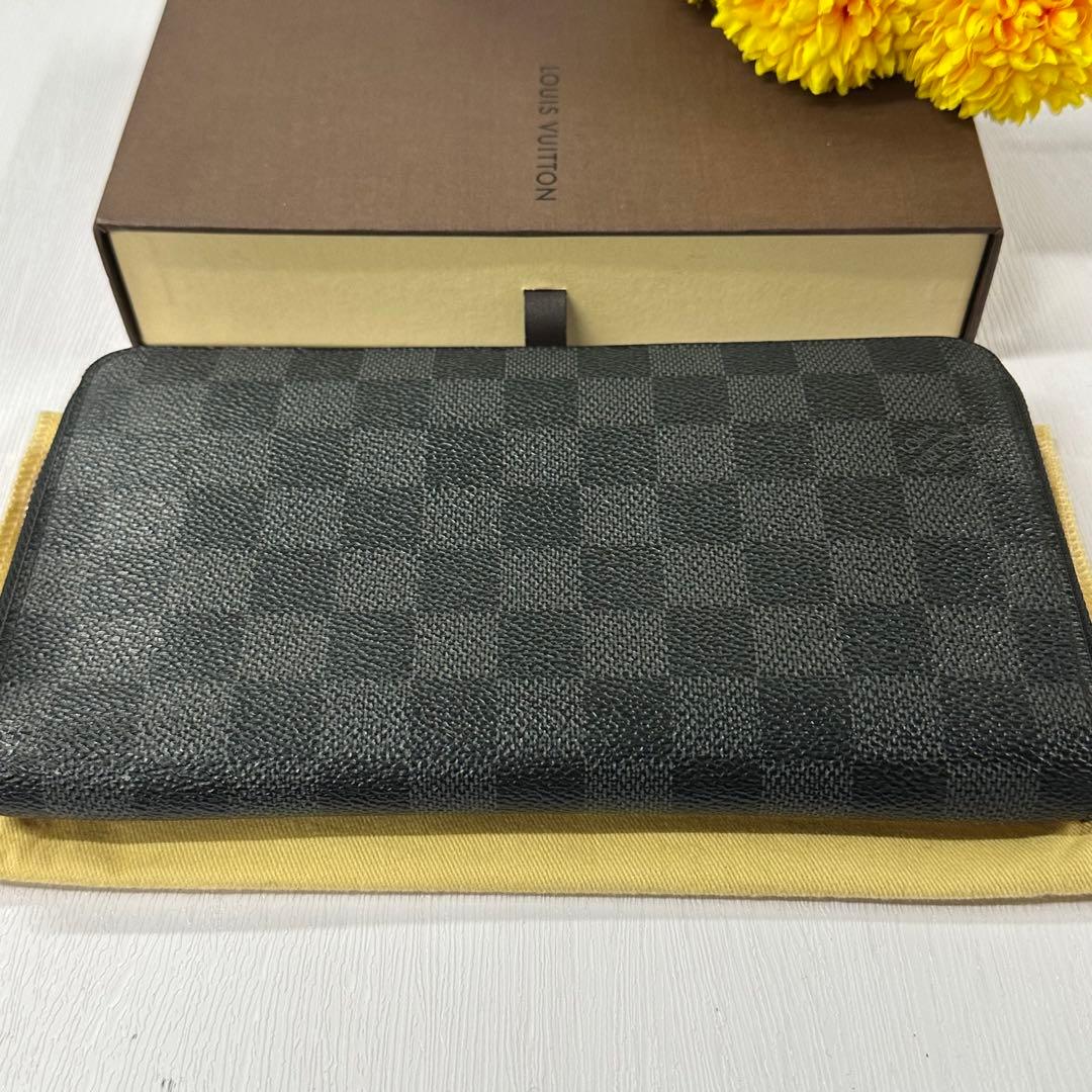 ルイヴィトン　ダミエ　財布　長財布　ジッピーウォレット　オーガナイザー