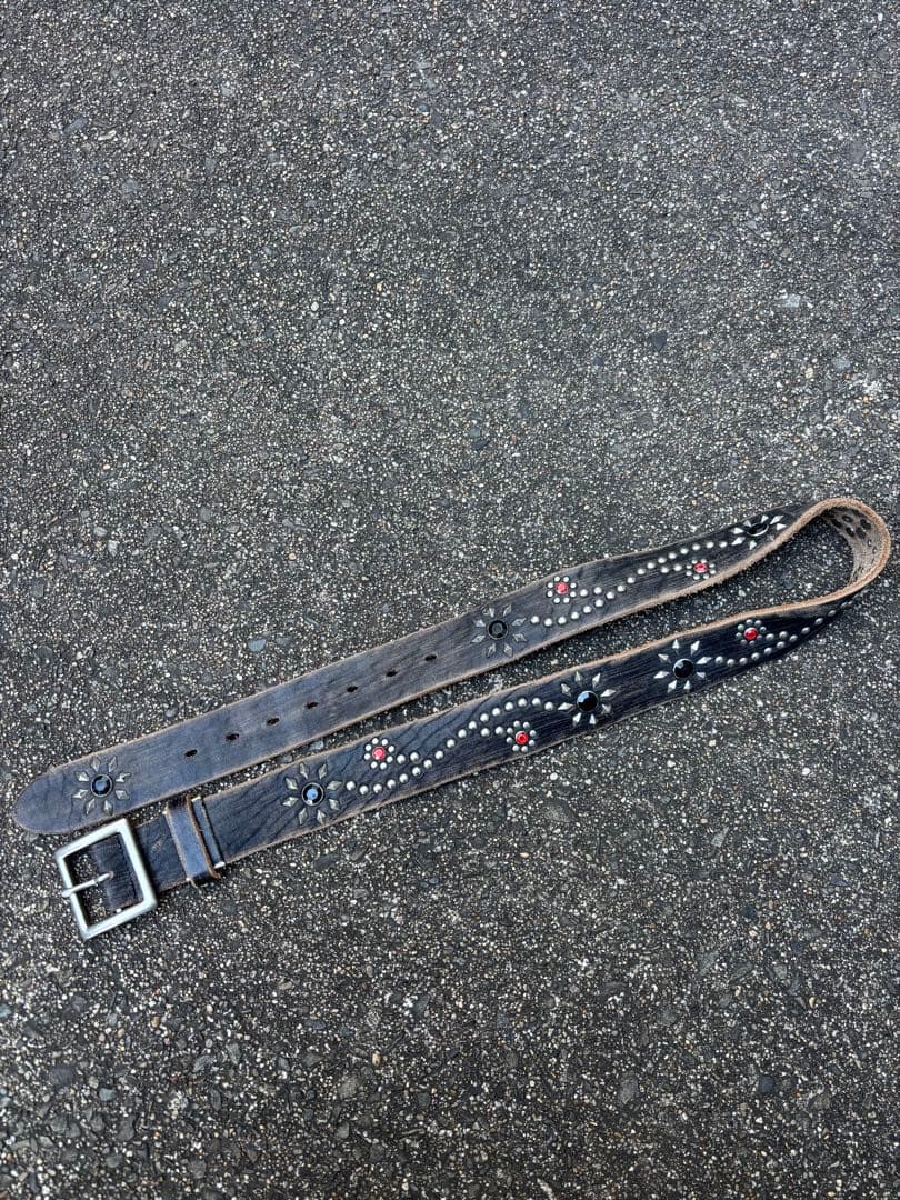 小物 genuine leather archive 00s leather belt