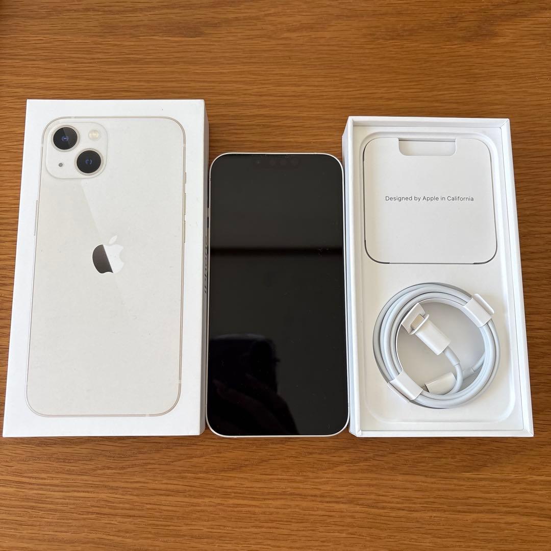 【値段交渉可】iPhone 13 ホワイト 本体 SIMフリー