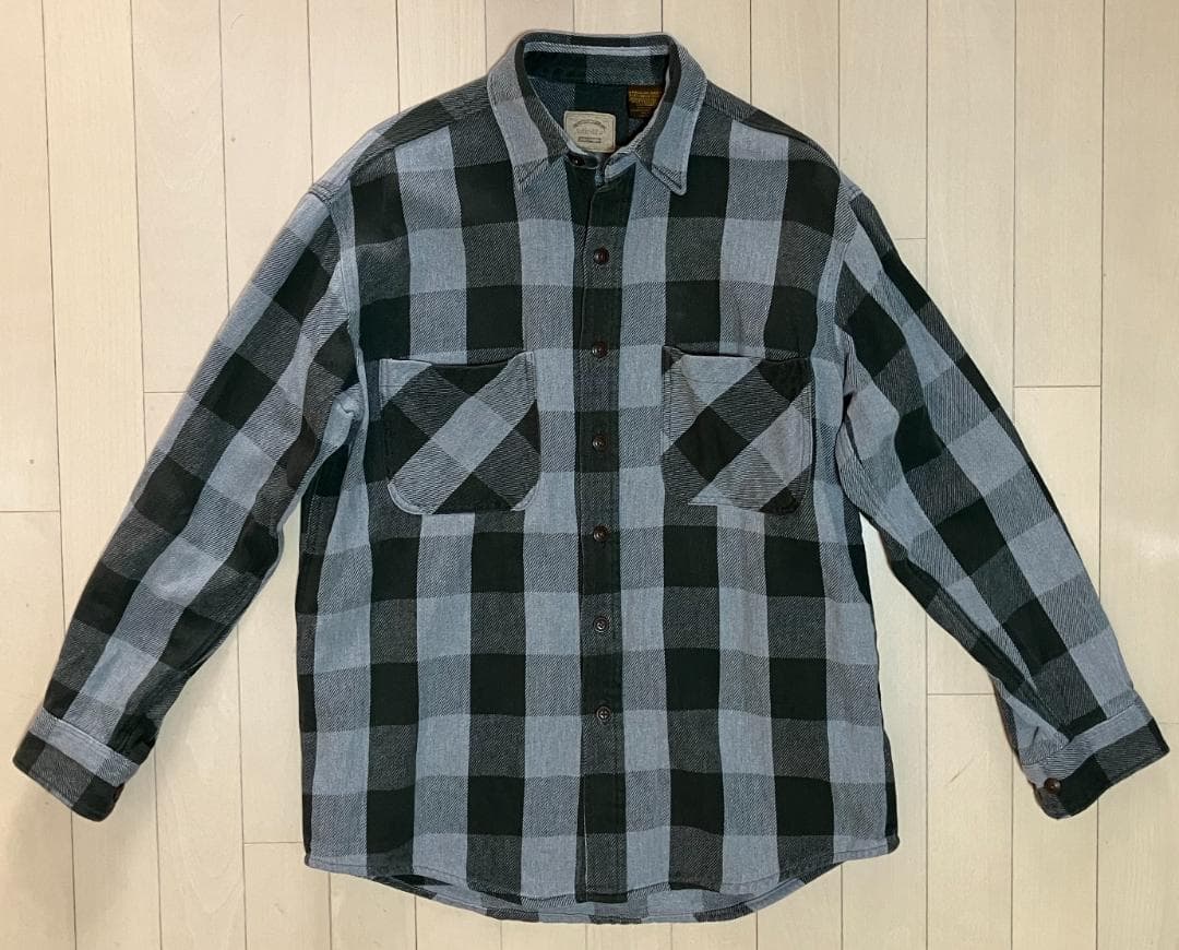 【Mサイズ】セントジョンズベイ ヘビネル 黒×灰ブロックチェック