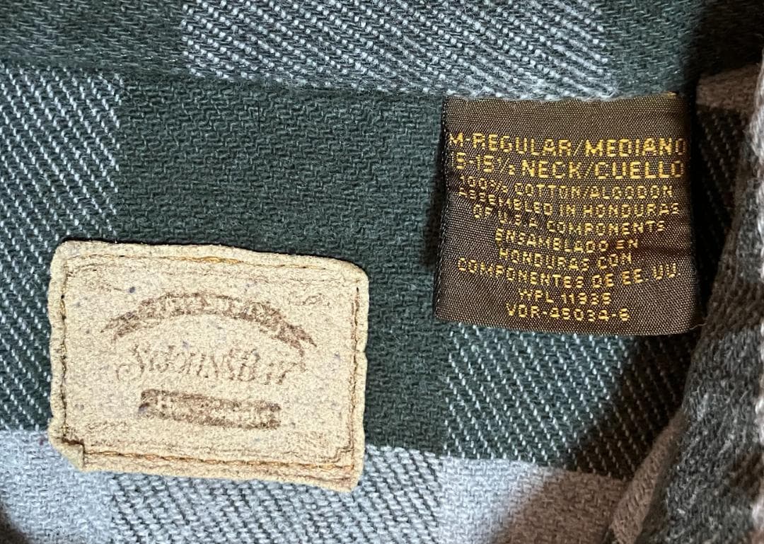 【Mサイズ】セントジョンズベイ ヘビネル 黒×灰ブロックチェック