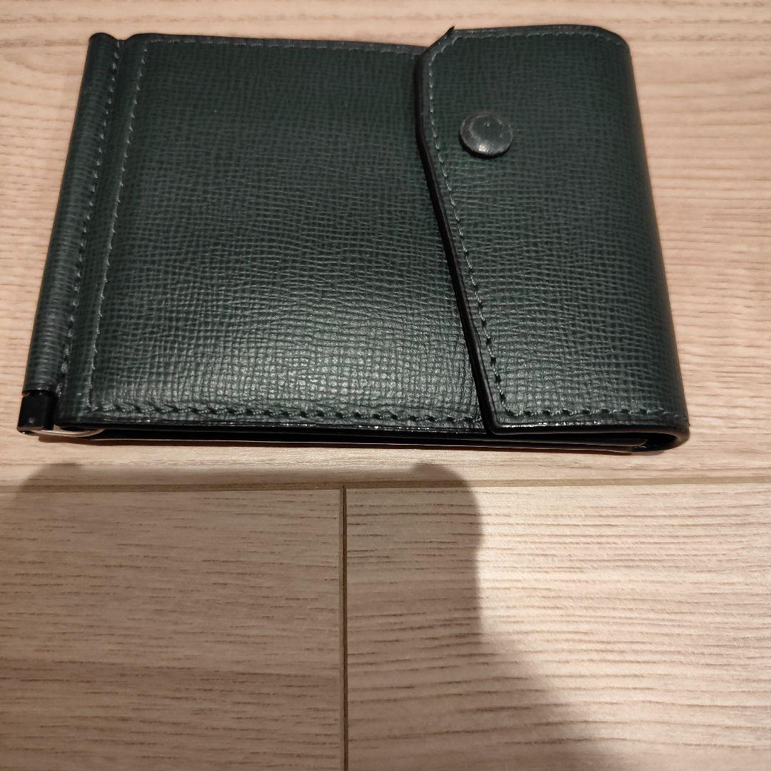 Valextra ダークグリーン マネークリップ　グリップ