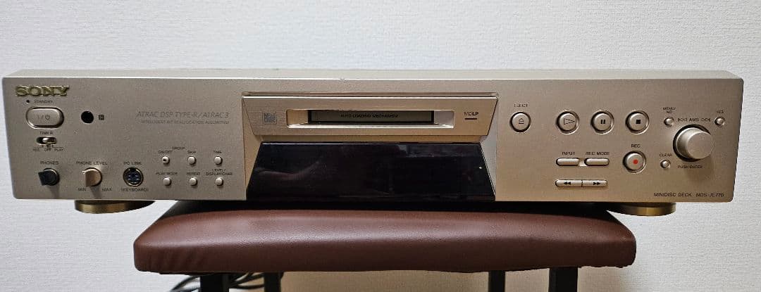 SONY MDS-JE770 MDデッキ MDLP対応リモコン取扱書MD 20枚