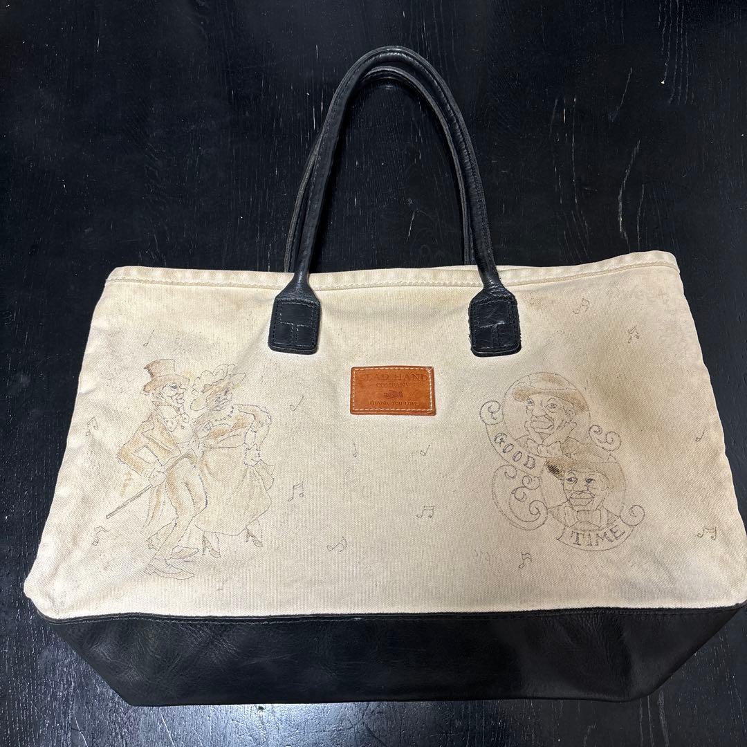 GLAD HAND ×HERITAGE ハンドペイントトートバッグ