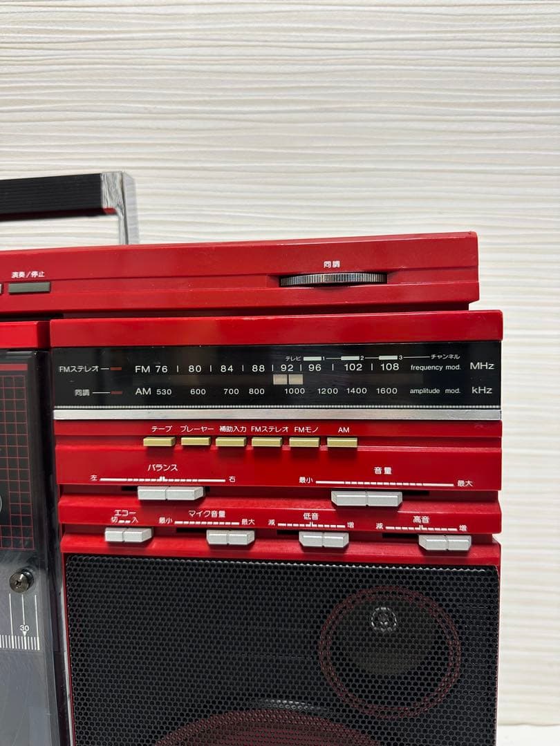 希少レッドSHARP VZ-V20 オートディスク 両面再生 完動品 整備美品