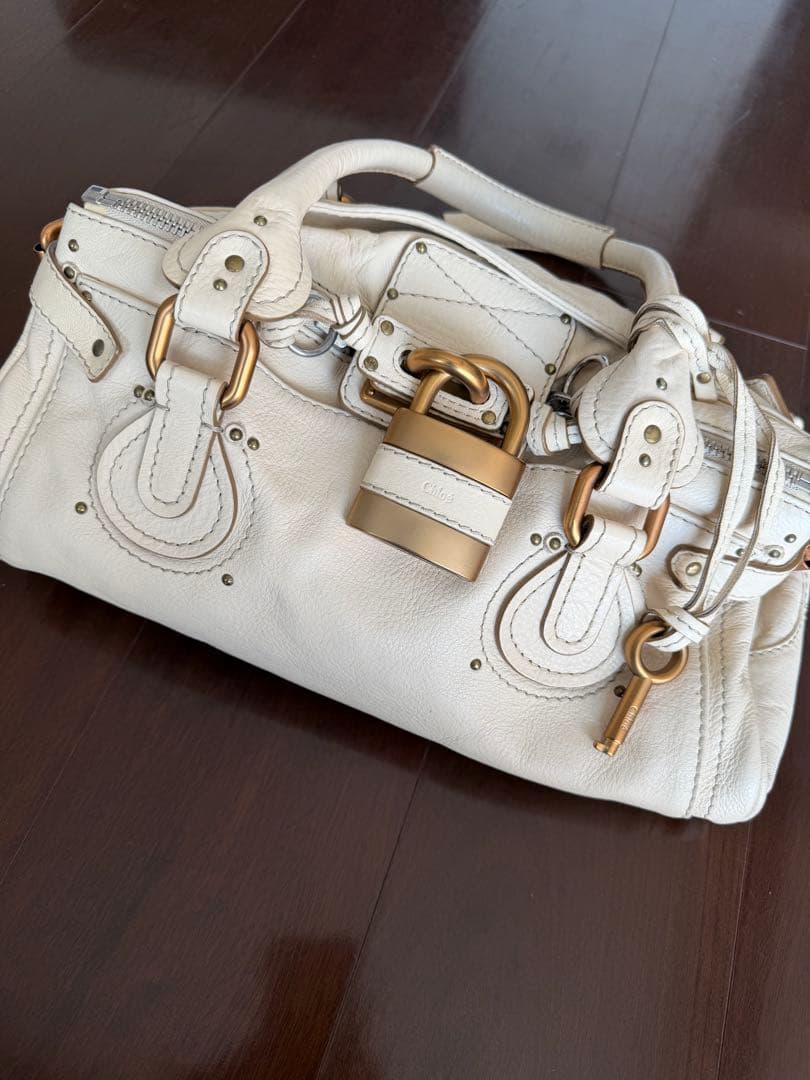 Chloe クロエ　パディントン　アイボリー