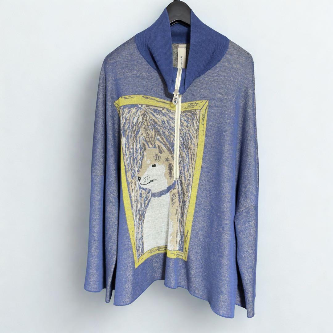 (希少) SHINYAKOZUKA Self Portraitハーフジップニット