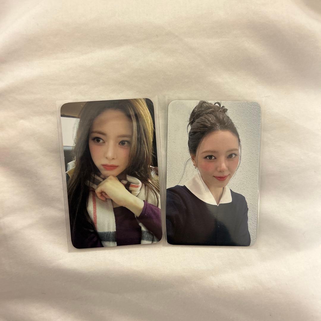 itzy ユナ　GOLD 歌謡祭　サノク　トレカセット