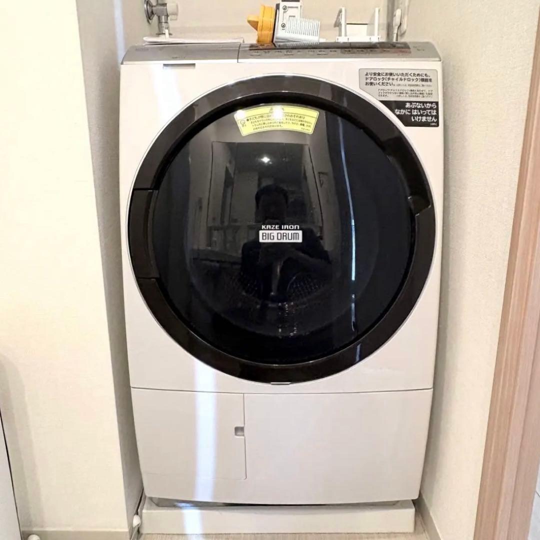 【1/20発送】HITACHI BD-SX110C ドラム式洗濯機 本体