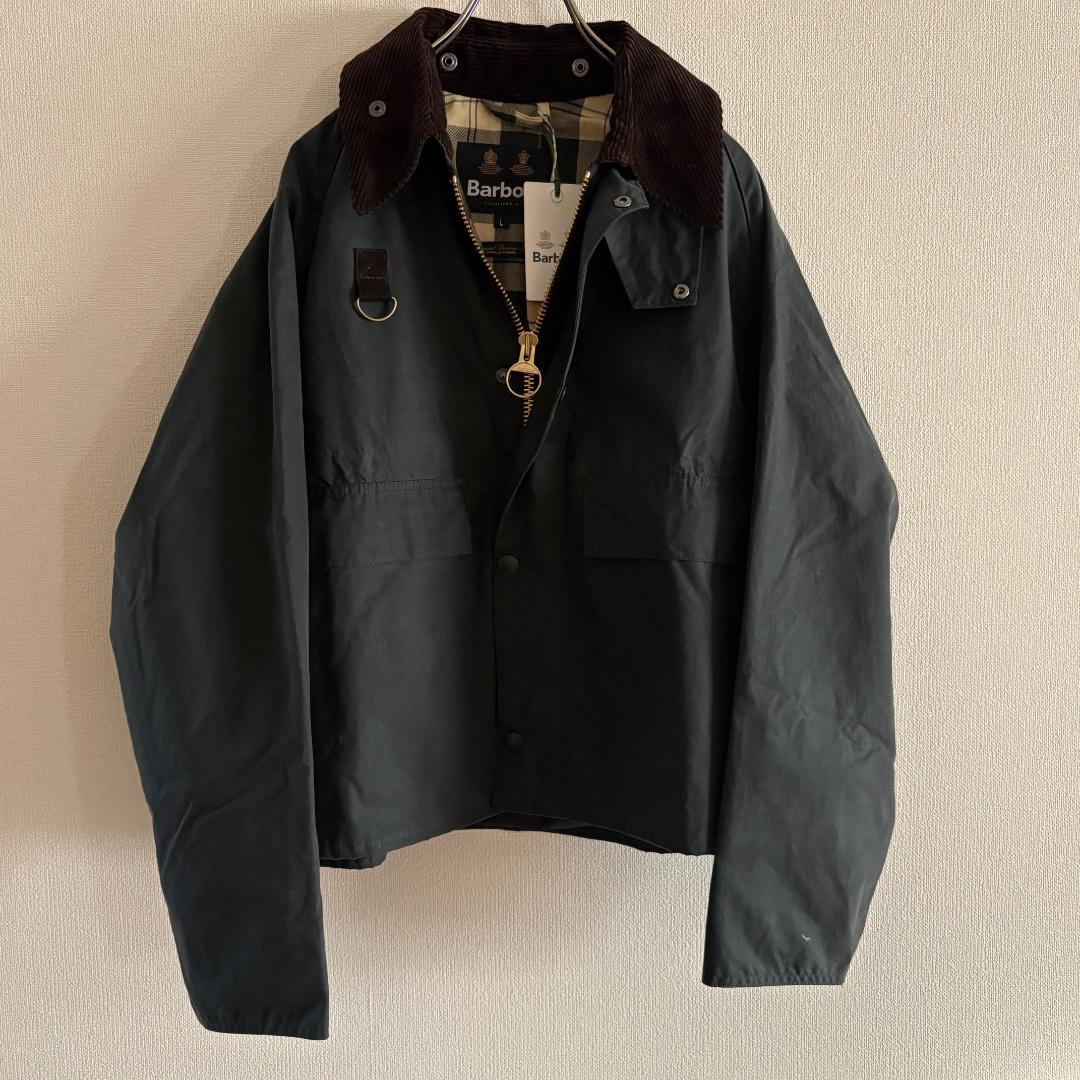 ★未使用★ Barbour SPEY WAX ジャケット セージ L バブアー