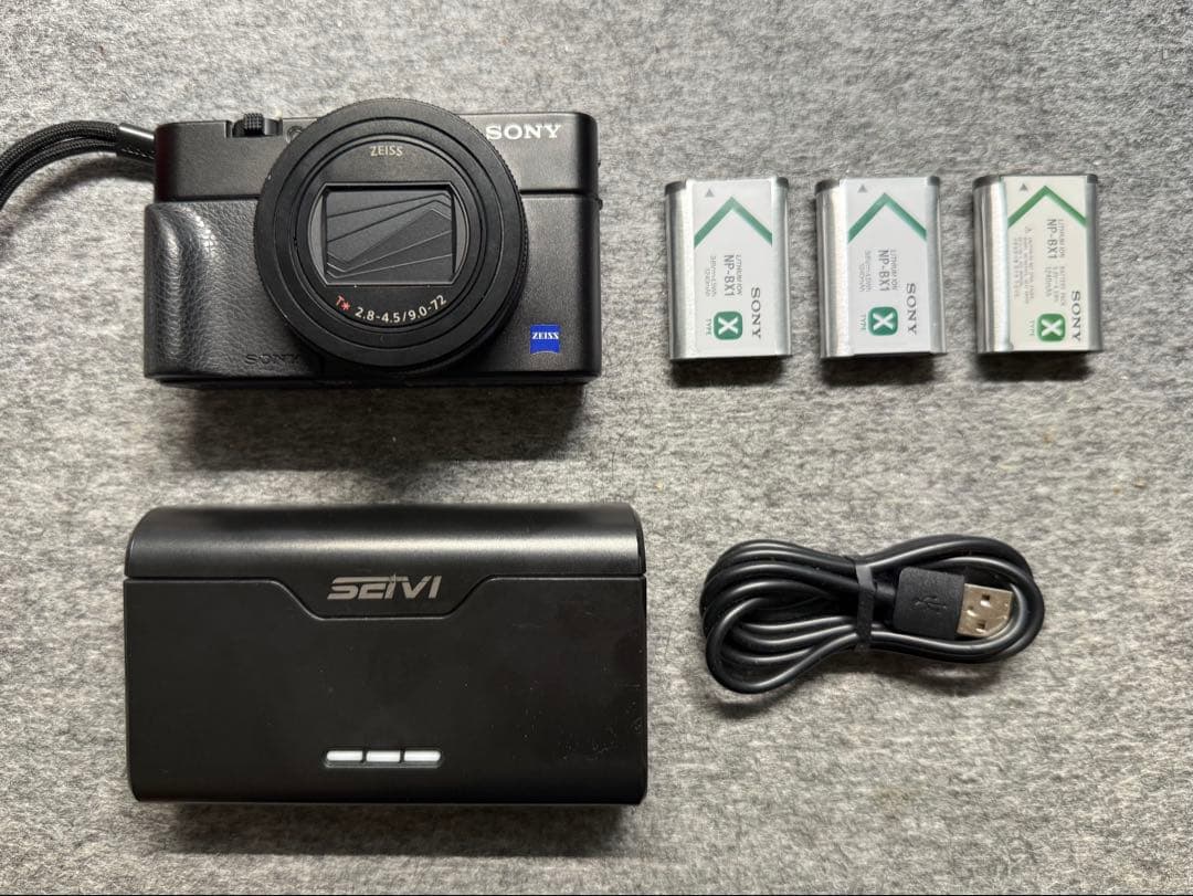 サ*舗様 SONY RX100m6 コンパクトデジタルカメラ バッテリー3個付き