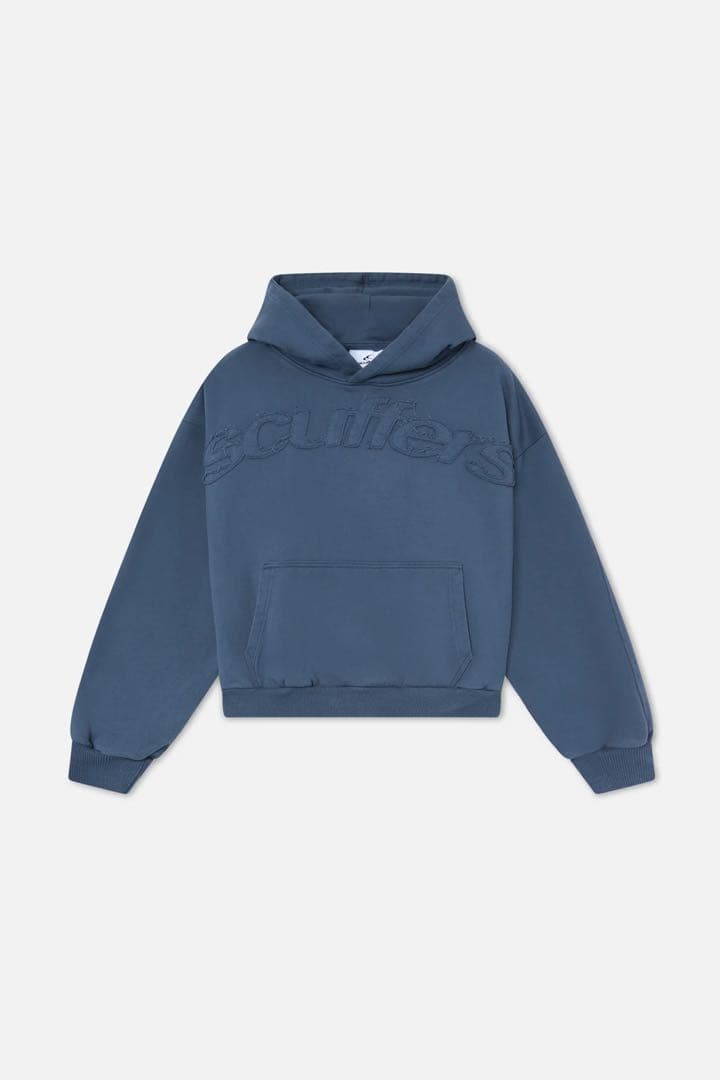 トップス scuffers Raw Blue Hoodie