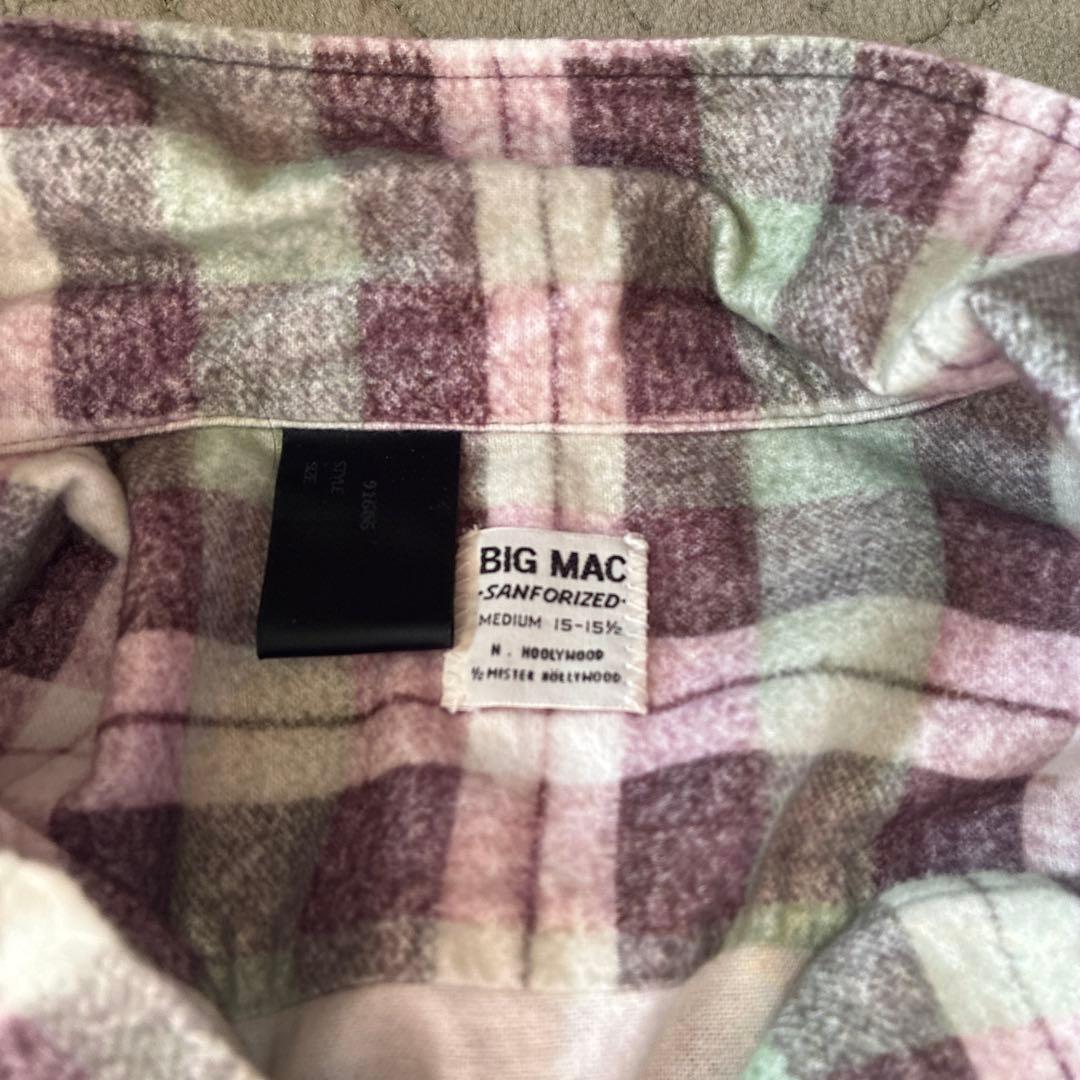 N.HOOLYWOOD × BIG MAC フランネルチェックシャツ Mサイズ