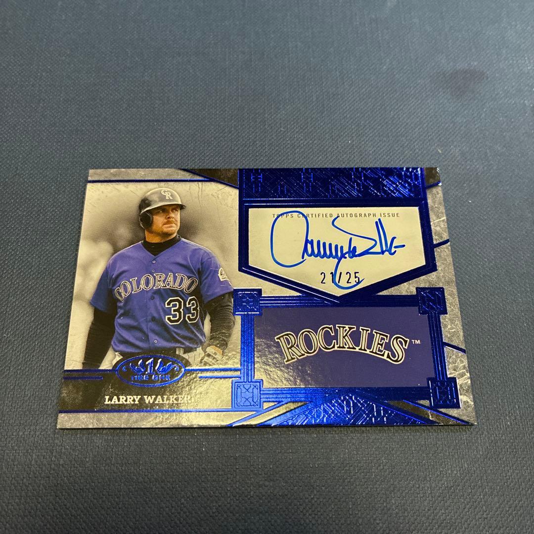 ラリー・ウォーカー Chrome Black Tear1直筆サイン