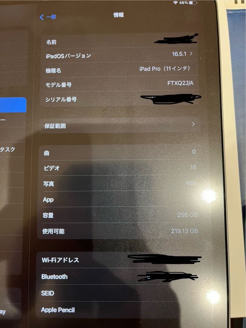 iPad Pro 11インチApple Pencil純正　セット　動作確認済