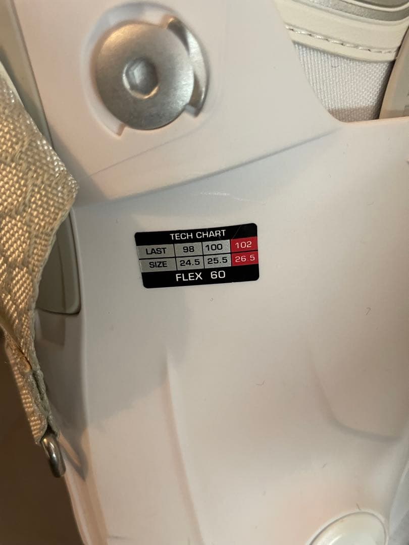 新品美品！ HEAD スキー ブーツ ホワイト 24.5cm