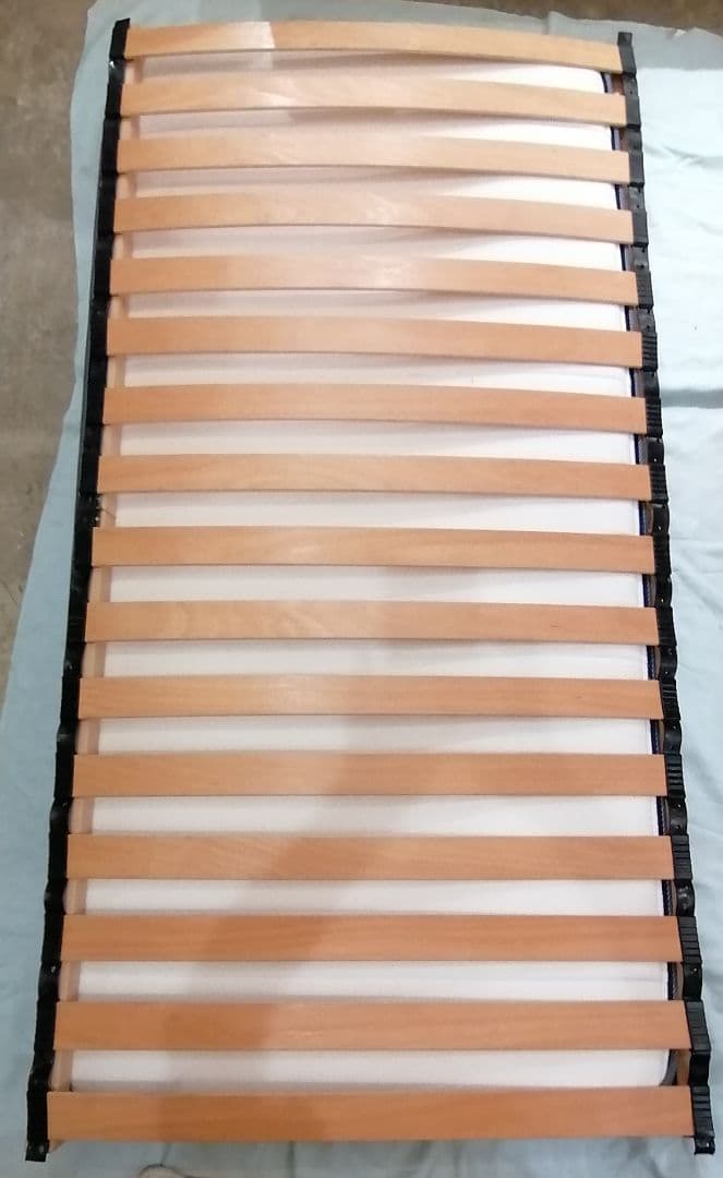 i▲【通気性アップ】すのこ ベッド ロールタイプ コンパクト収納 機能的