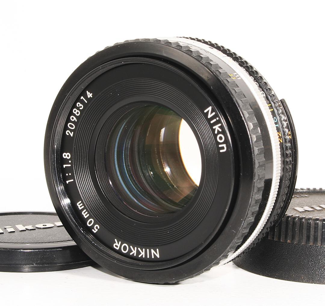 【美品】Nikon Nikkor Ai-s 50mm f1.8 パンケーキレンズ