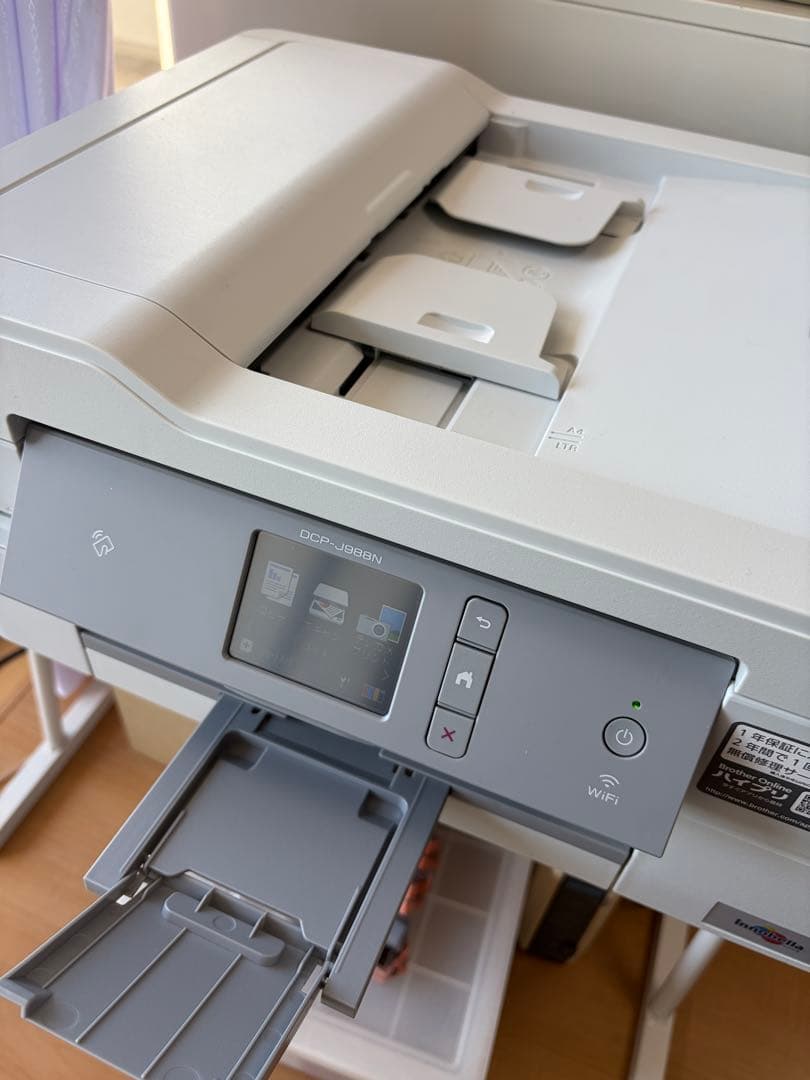 黒だけ出ない。DCP-J988N インクジェットプリンター