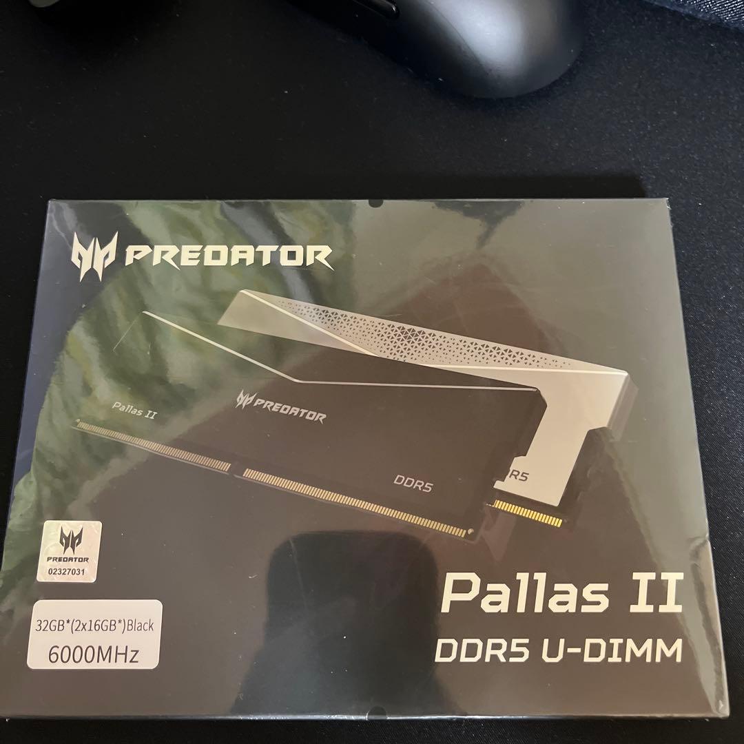 メモリー Pallas II DDR5 U-DIMM 32GB (2x16GB)