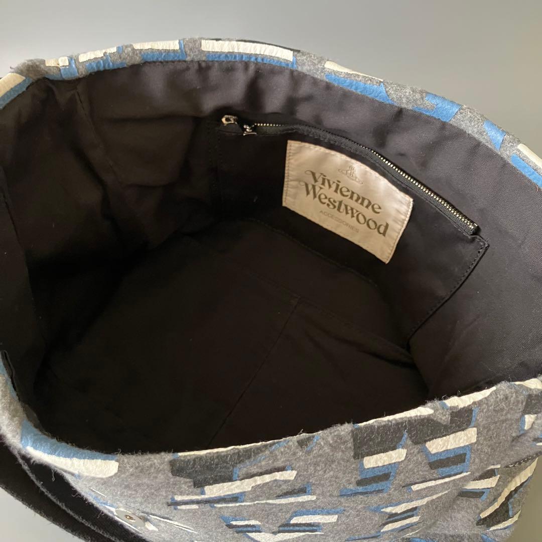 ヴィヴィアンウエストウッド フェルト メッセンジャーバッグ/ショルダー