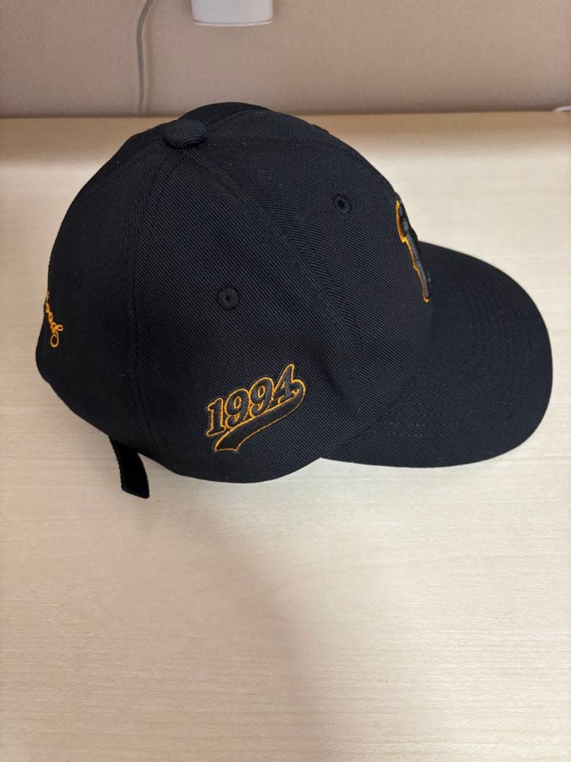 NEIGHBORHOOD ベースボールキャップ ブラック・ゴールド