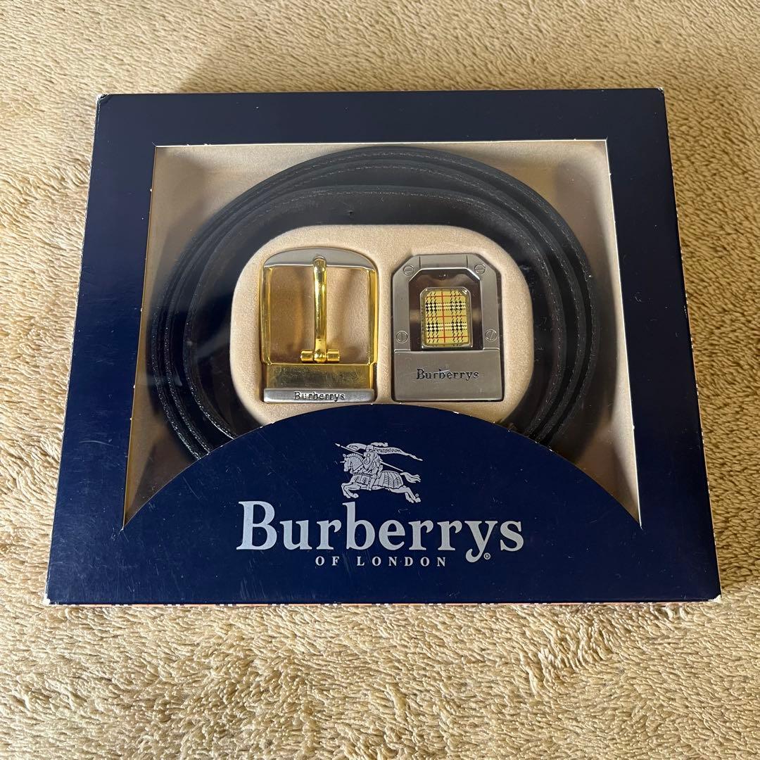 BURBERRY バーバリー ベルト ブラック ブラウン リバーシブル セット