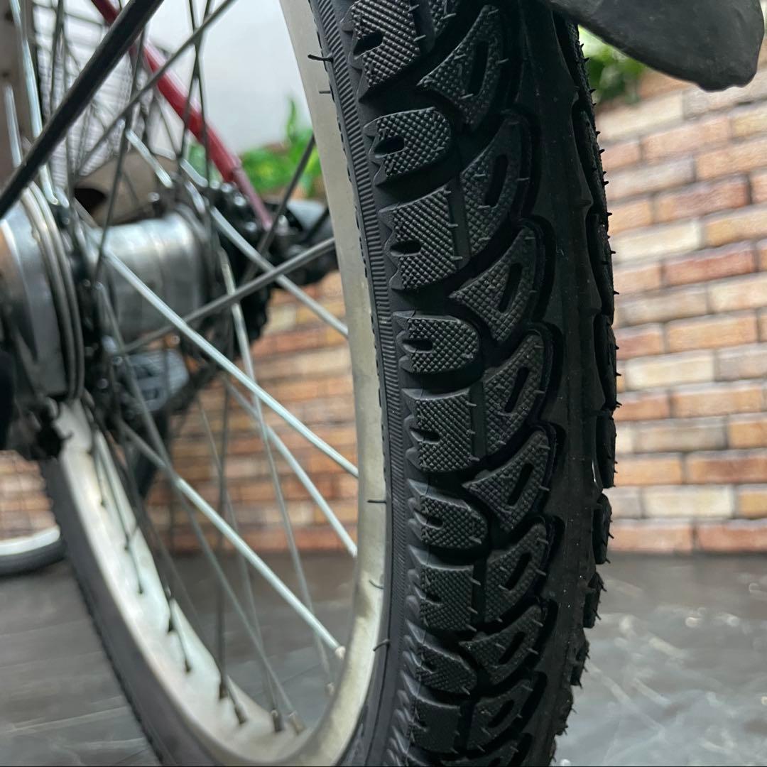 【91】電動自転車 Panasonic SugarDrop レッド 20インチ