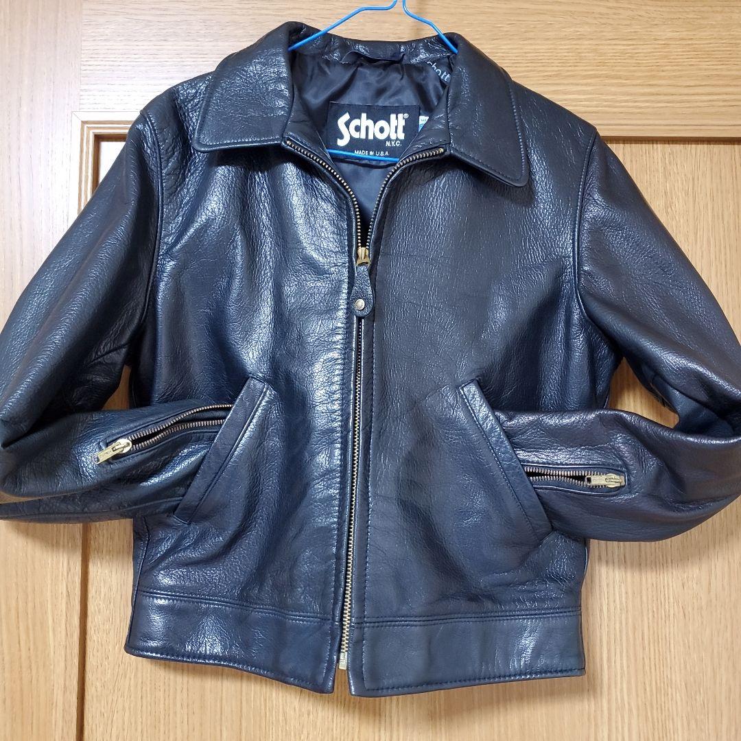 【最終超特価】希少ヴィンテージ usa製 Schott レザージャケット S