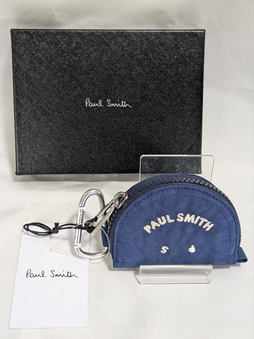 歳末処分価格【新品SALE】Paul Smith HAPPY カラナビ付ポーチ