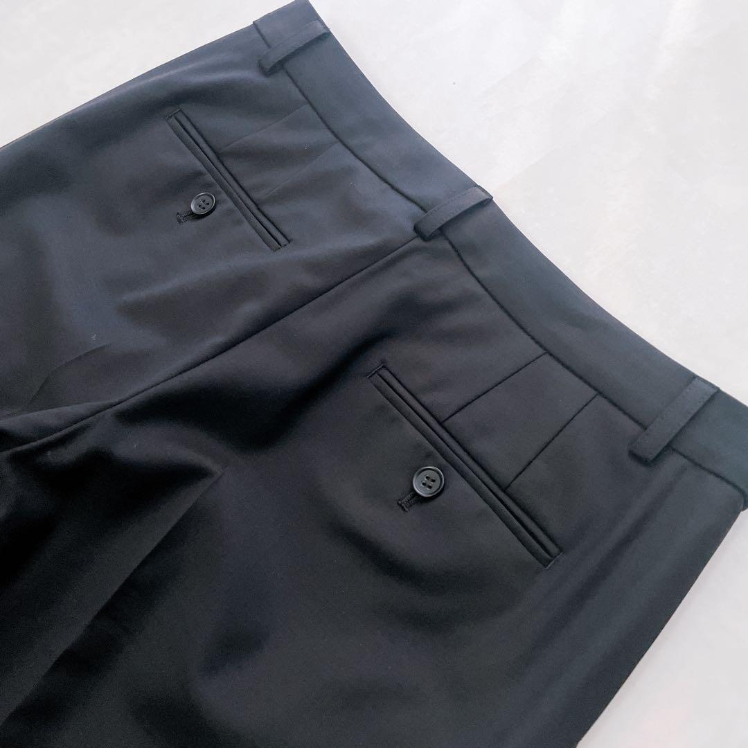 美品✨23区 bahariye 高級生地 パンツスーツセットアップ ブラック