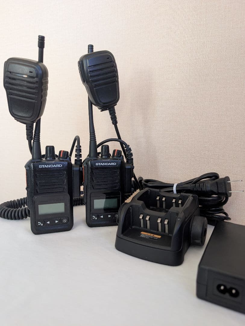 スタンダード デジタル簡易無線機 免許局 VXD460U×2台 マイク付