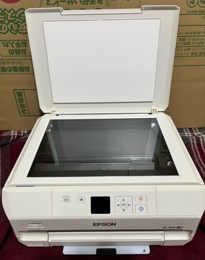 EPSON プリンター本体EP-707A+互換洗浄カートリッジ6色 インク5本