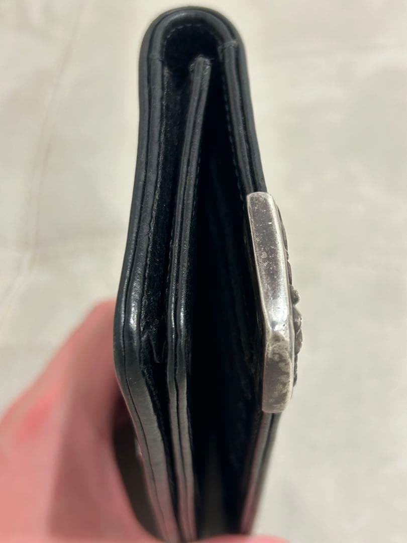 クロムハーツ　シングルフォールド 中古美品　確実正規品　長財布　ウォレット