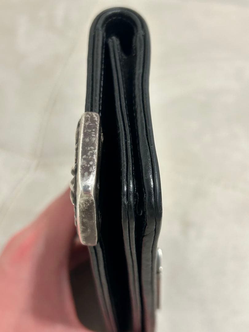 クロムハーツ　シングルフォールド 中古美品　確実正規品　長財布　ウォレット