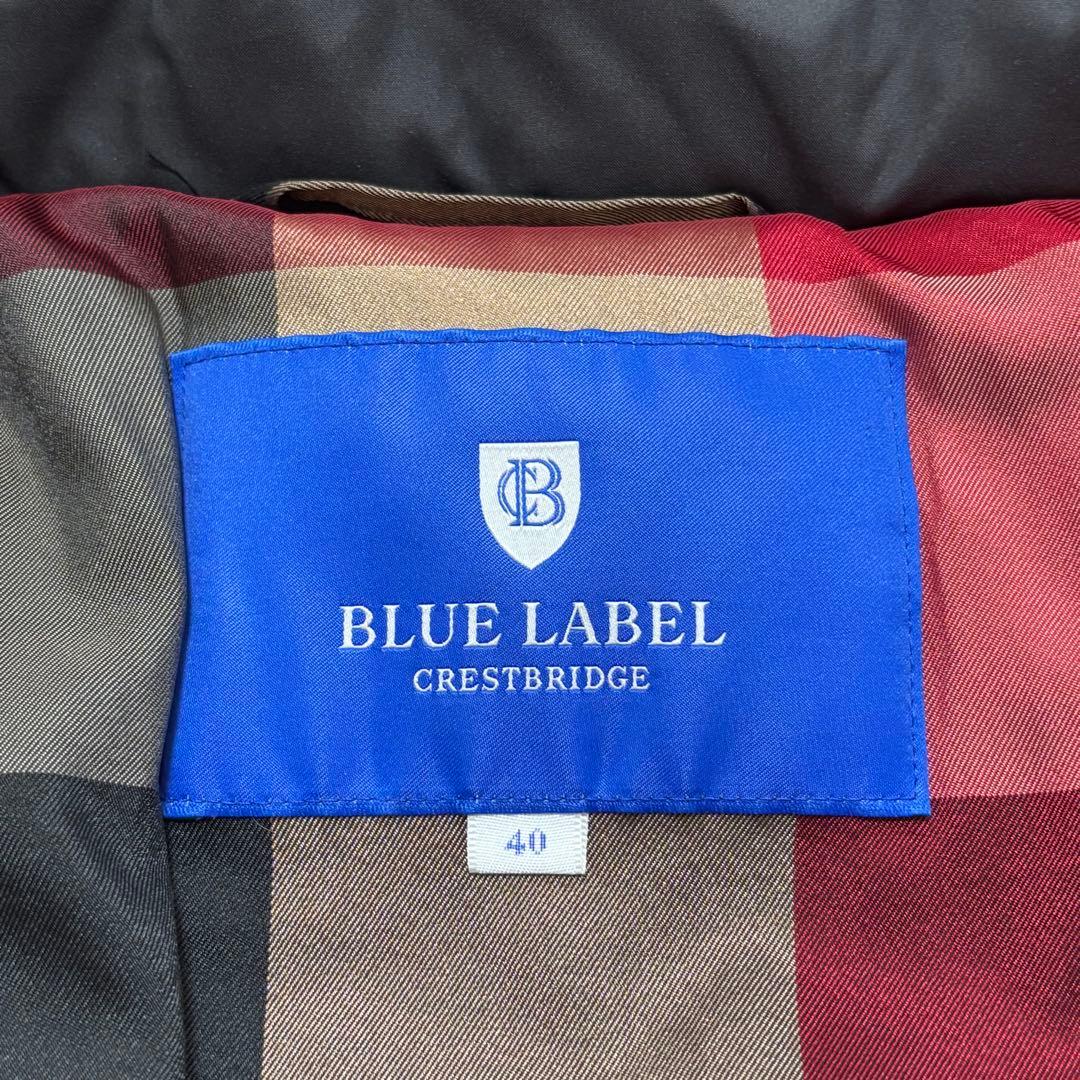 BLUE LABEL CRESTBRIDGE ダウンコート チェック 40 L