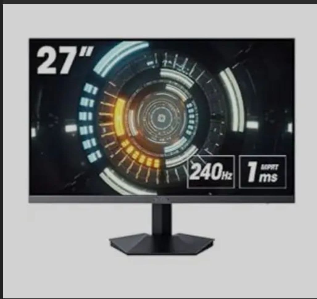 KOORUI 27インチ 240Hz ゲーミングモニター
