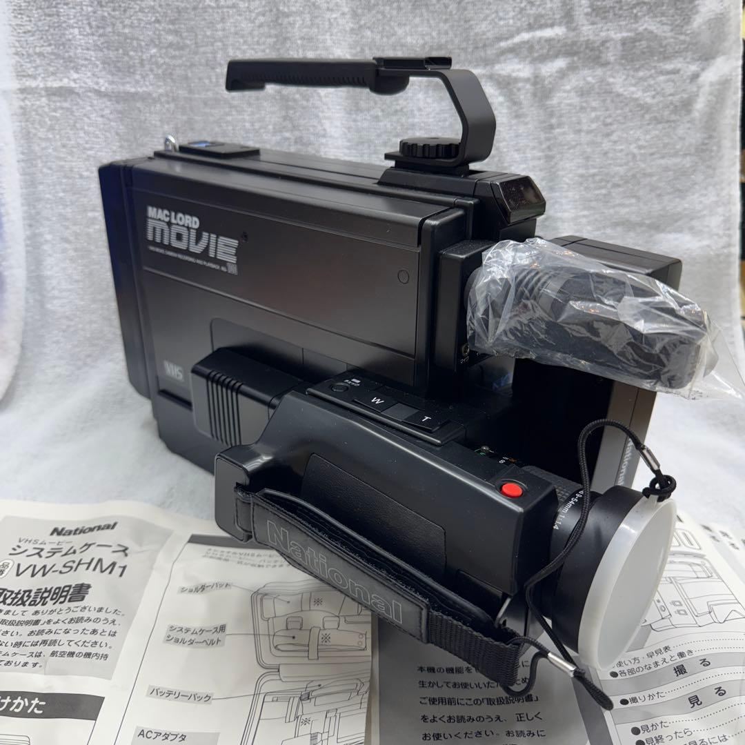 未使用品　ナショナル　松下電気　マックロード　VHSビデオカメラ　AG-100