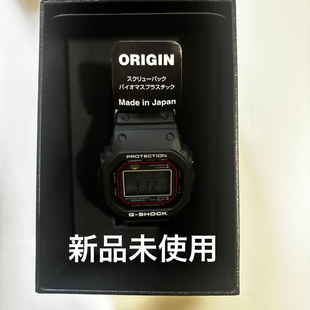 【新品未使用】G-SHOCK 初代復刻モデル DW-5000R-1AJF